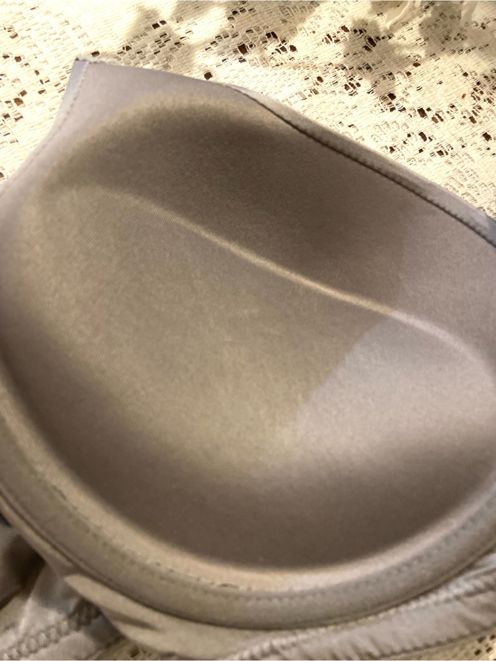 Frederick's of Hollywood Smooth Gray Molded Cup Bra - Picture 7 of 7